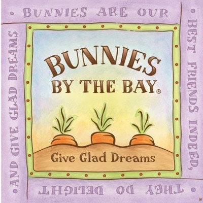 Timeless Treasures Fabric FLANNEL Bunnies by the Bay Moon or Sunshine by Timeless Treasures