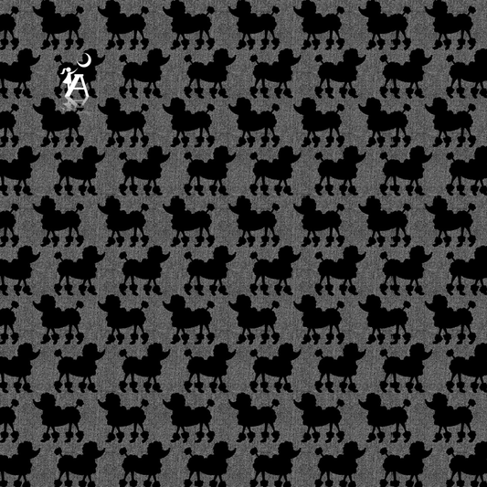 Timeless Treasures Fabric FQ (18"x21") Parisian Poodles Bonjour Parisian Paris Fabric Yardage by Timeless Treasures