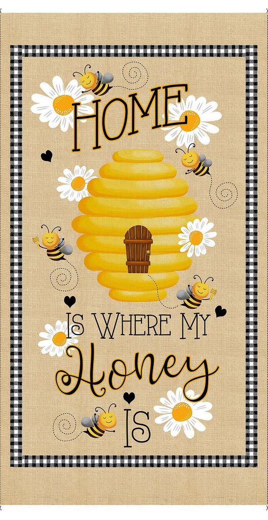 Timeless Treasures Fabric Home Is Where My Honey Is Collection Bundle