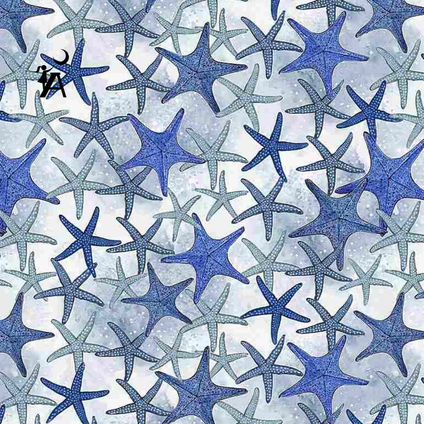 Timeless Treasures Fabric Thomas Little Ocean Blue Beach Fabric & Nautical Fabric Bundle by Timeless Treasures 8 prints