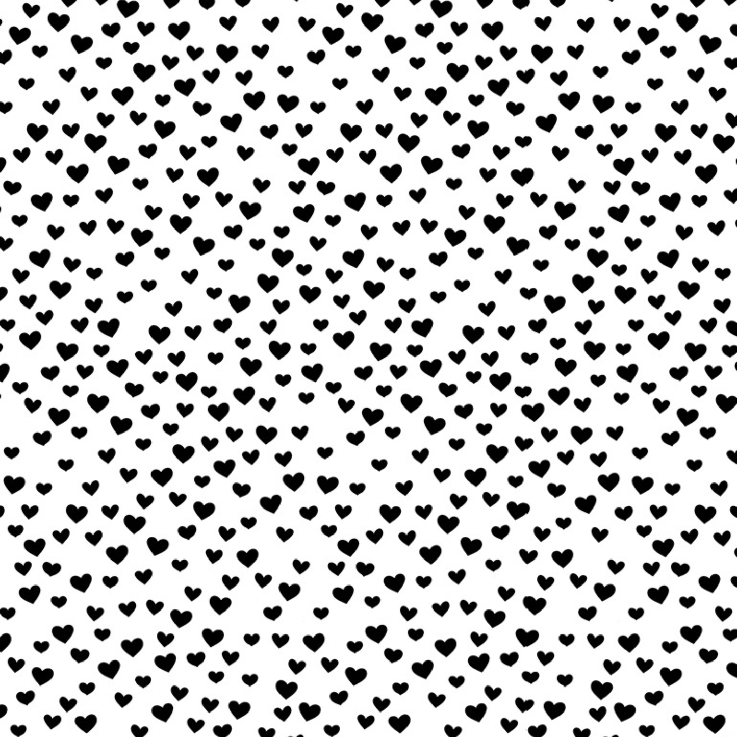 Timeless Treasures Fabric What's the Buzz White Hearts Fabric by the yard