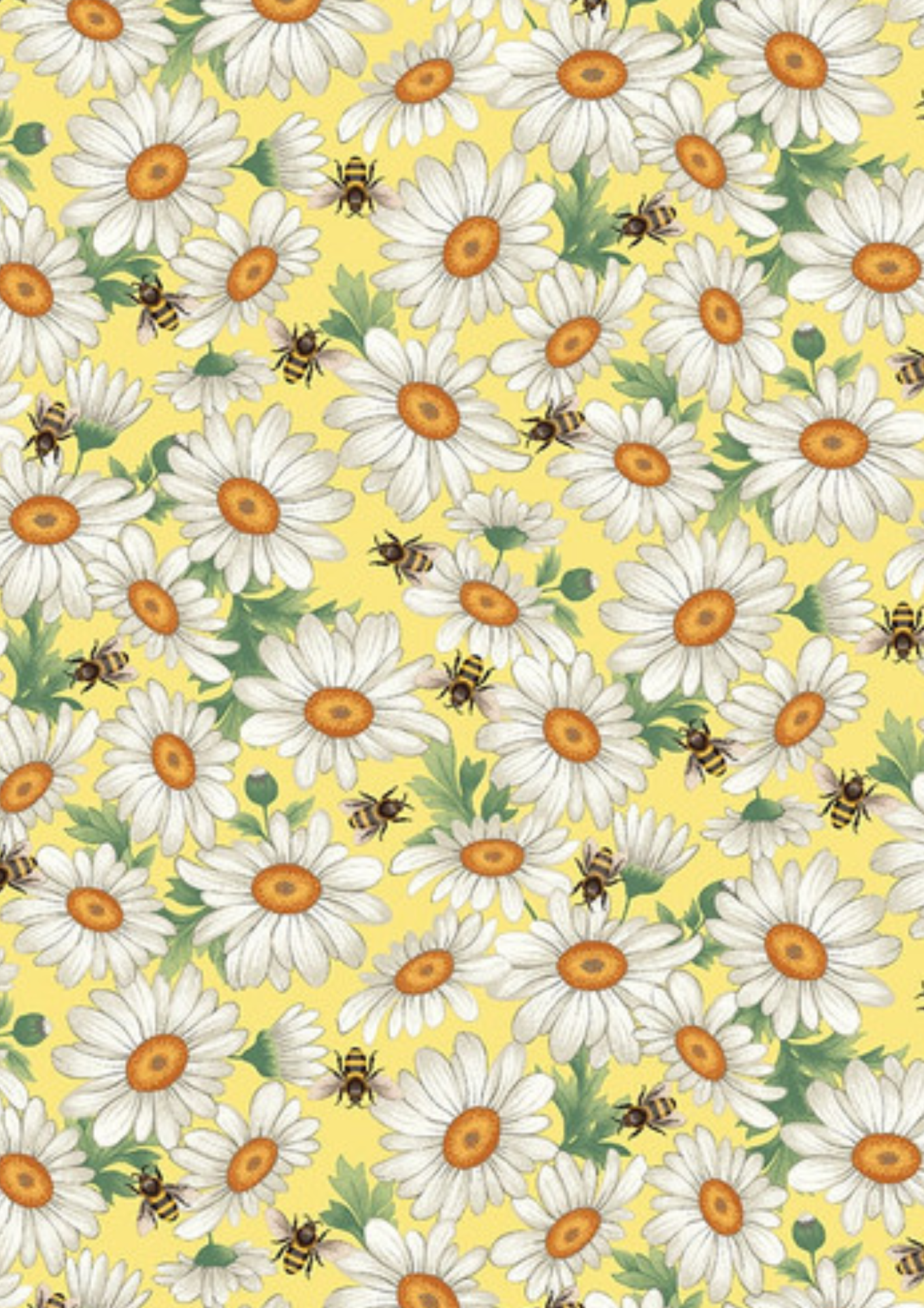 Timeless Treasures Quilt Kit Beginner Quilt Kit Bee All You Can Bee DIY Panel Quilt 50" x 68" approximate finished size