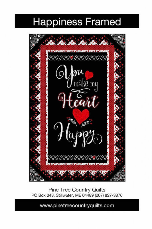 Timeless Treasures Quilt Kit You Make My Heart Happy QUILT KIT by Pinetree County, Timeless Treasures Cotton Fabric, Ladybug Quilt Kit, Ladybugs & Red Birds Quilt