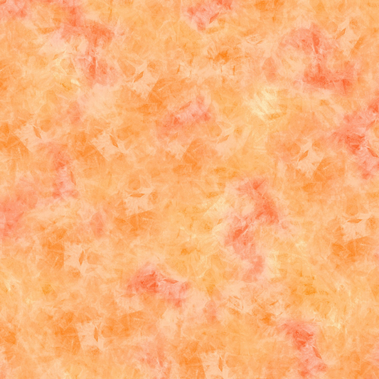 Wilmington Prints Fabric FQ (18"x21") Tangerine Crackle Ice Blender Fabric by Wilmington Prints