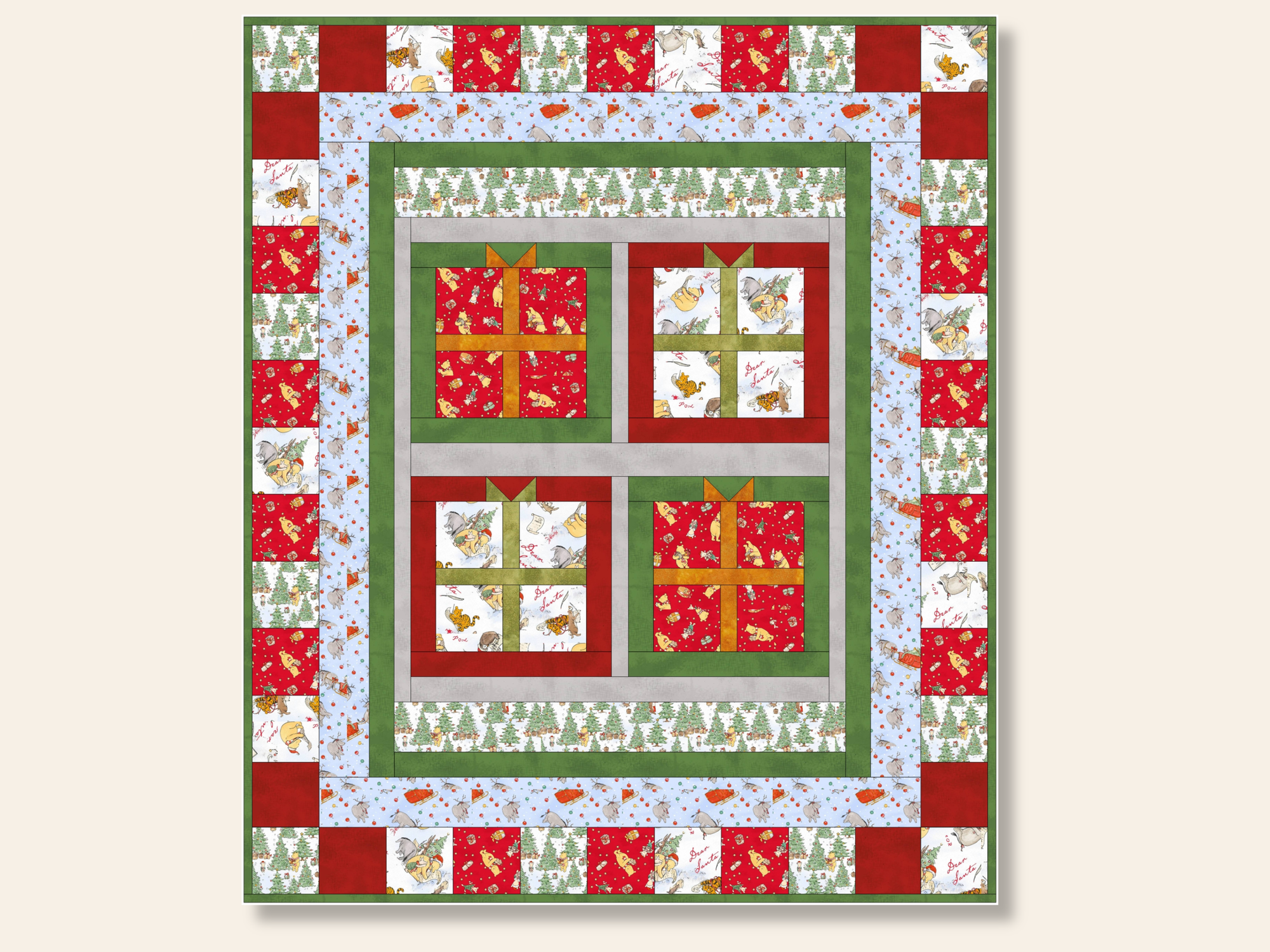 Christmas at Pooh Corner and a New Quilt Idea