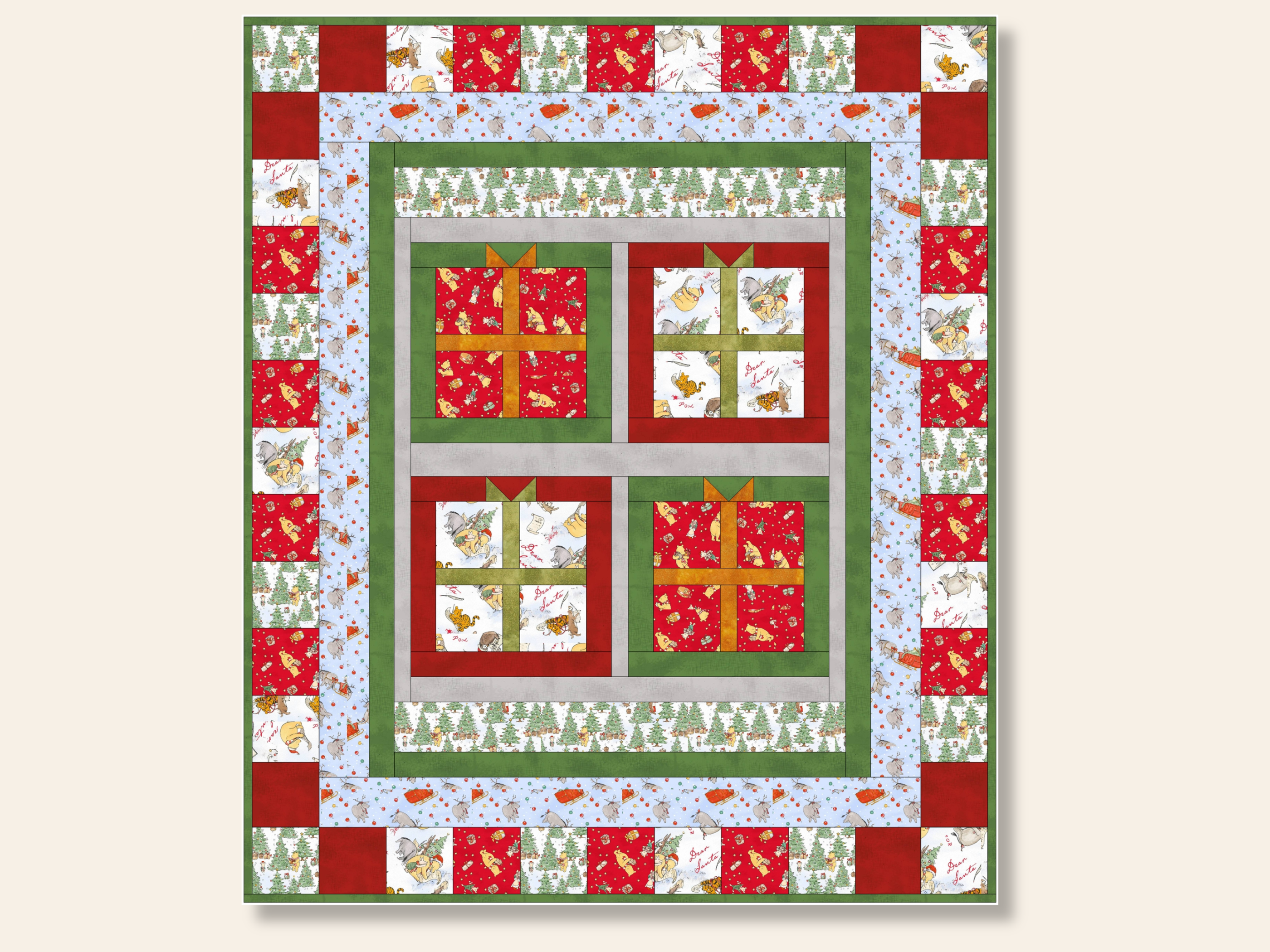 Christmas at Pooh Corner and a New Quilt Idea