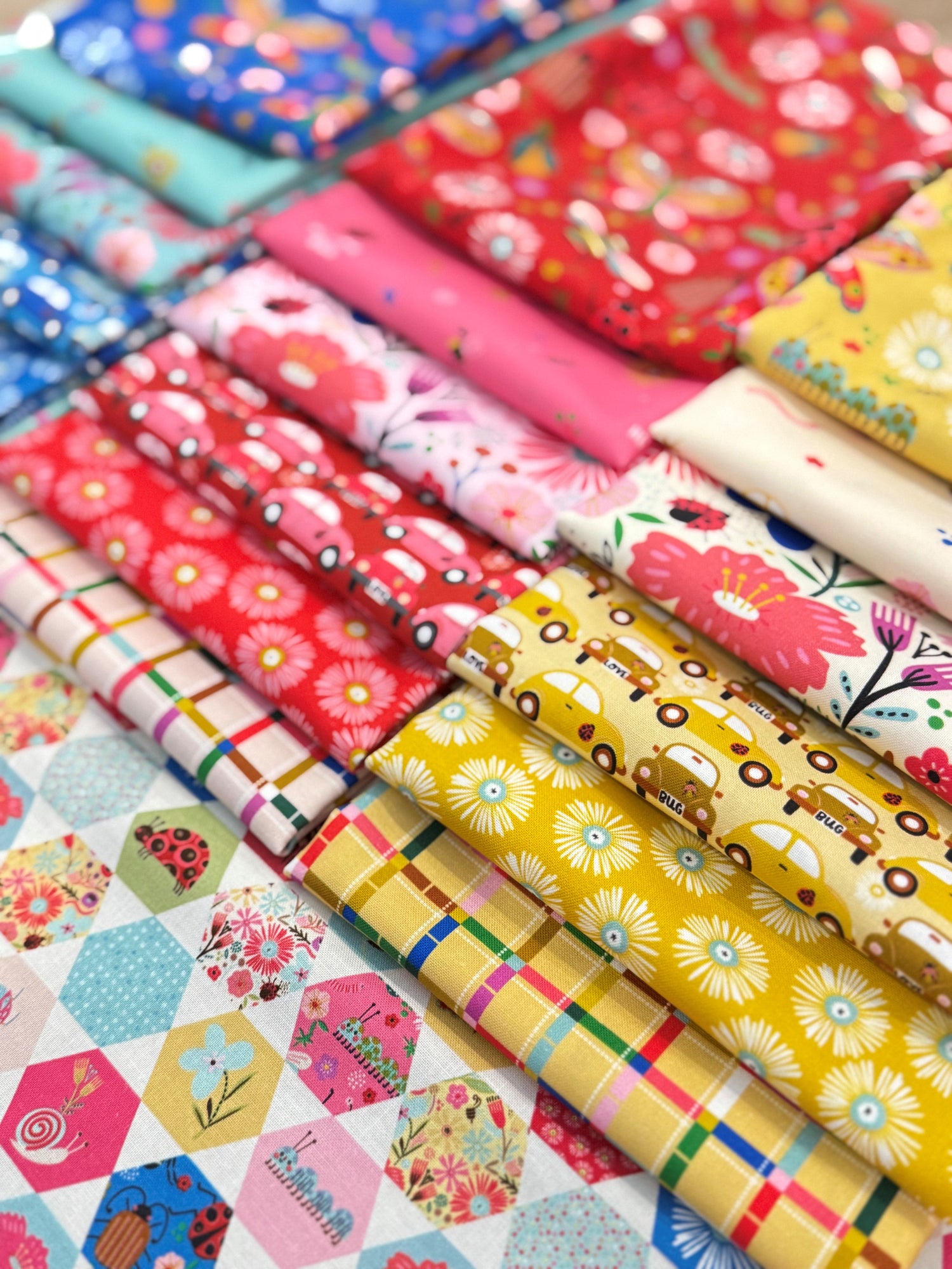 Hey Love Bug Fabric & Precuts - Poppie Cotton Coming February 2026