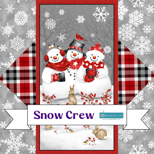 Snow Crew Cotton Quilting Fabric