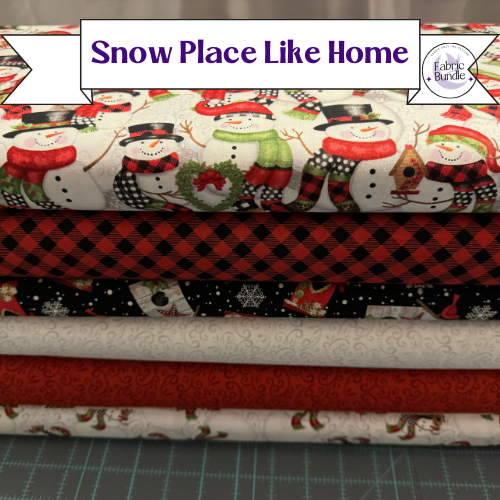 FLANNEL - Snow Place Like Home (some cotton choices)
