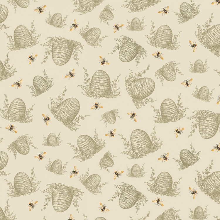 Bees & Honey Bees Quilting Fabric