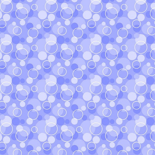 Purple Bubble Print Comfy Flannel baby flannel fabric by the yard