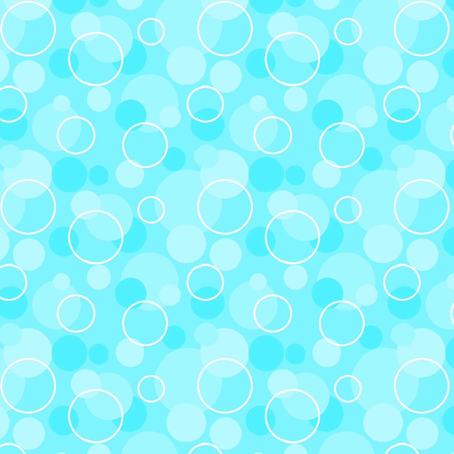 Blue Bubbles Print Comfy Flannel baby flannel fabric by the yard