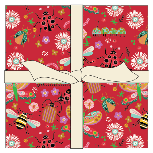 Hey Love Bug – 5" Squares (Charm Pack)