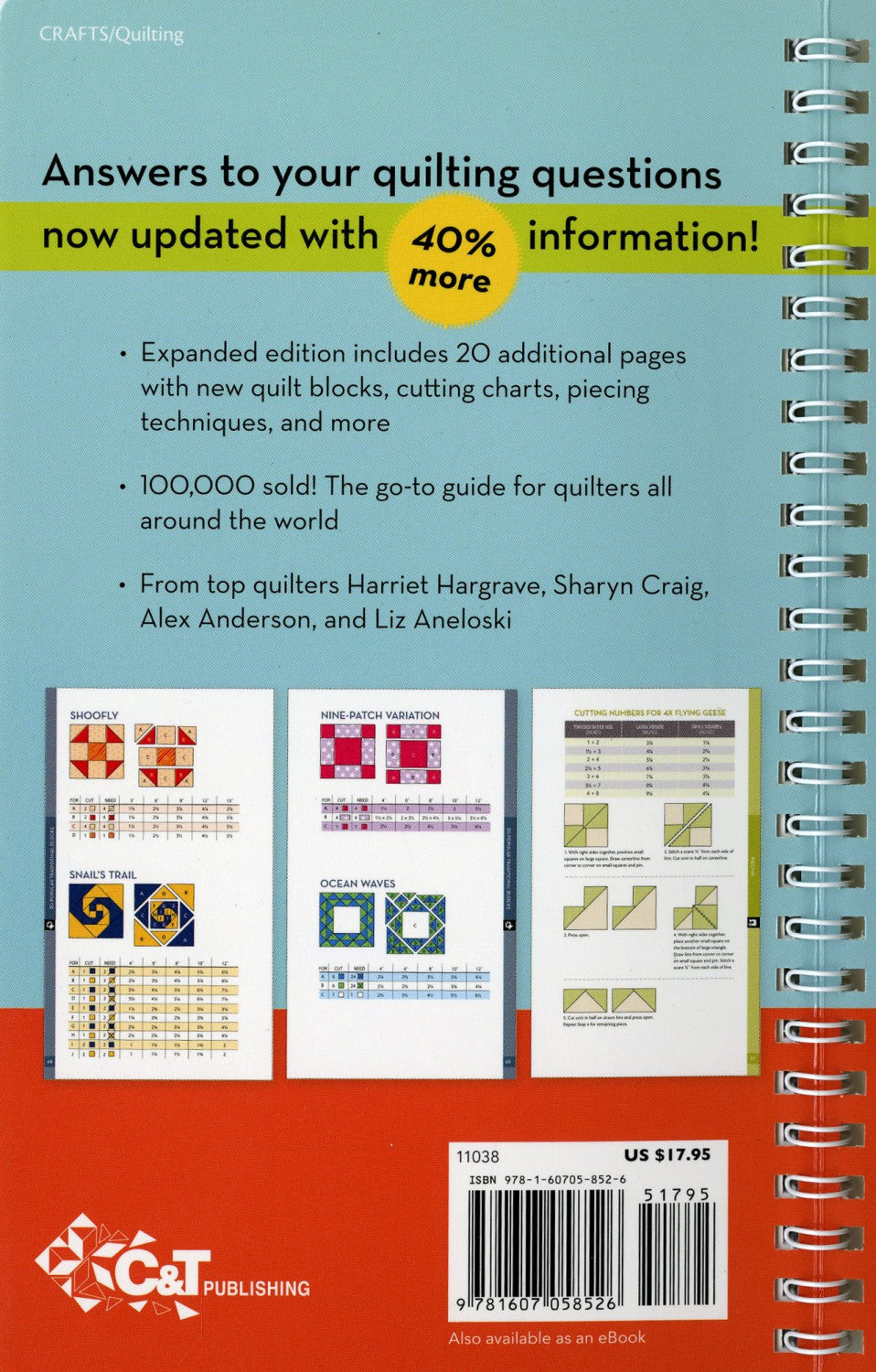 All-in-One Quilters Reference Tool Updated - Quilting Reference Book