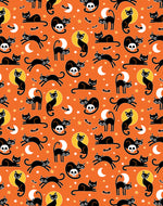 Glow-o-ween pre-cut 10" quilt squares from Benartex, Glow in the Dark Halloween Fabric
