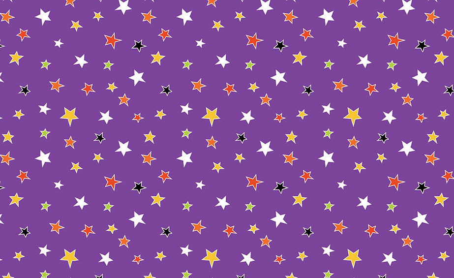 Glow-o-ween pre-cut 10" quilt squares from Benartex, Glow in the Dark Halloween Fabric