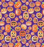 Glow in the Dark Halloween Fabric - Precut Fat Quarters Fabric Bundle -  Chills & Thrills