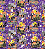 Glow in the Dark Halloween Fabric - Precut Fat Quarters Fabric Bundle -  Chills & Thrills