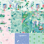 Forever Neverland Peter Pan Full Yard Bundle 8 pcs (Mist) with Neverland Panel by Jill Howarth