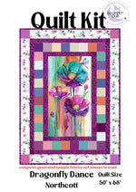 Rare Dragonfly Dance Quilt Kit with Panel & Precuts – Beginner-Friendly Picture This Pattern