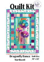 Rare Dragonfly Dance Quilt Kit with Panel & Precuts – Beginner-Friendly Picture This Pattern