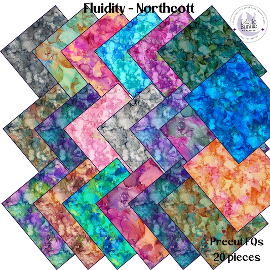 Fluidity Fat Quarter Precuts (20 pieces)