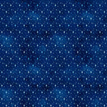 Starry in light blue - Celestial Collection Cotton Fabric by the Yard