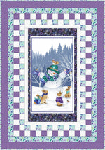 Flurry Friends Winter Wonderland Panel Quilt Kit