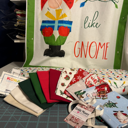 There's No Place Like Gnome Exclusive FQs Fabric Bundle with Gnome Panel