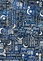 Love you to The Moon and Back with Celestial Fabrics Beginner Quilt Kit w/ Picture This Pattern