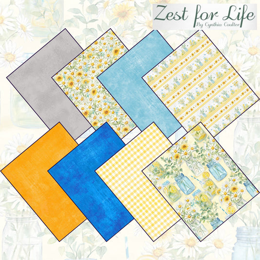 Zest For Life Half Yard Cut Fabric Bundle