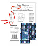 Angel Windows PANEL QUILT KIT with Angels On High Cotton Fabric