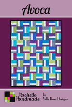 Digital RoseCard Avoca Fat Quarter Quilt Pattern PDF Download