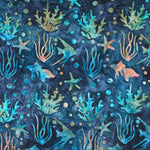 Toes in the Sand Quilt Fabric Bundle with Ocean Vibes Panel – Fat Quarters + Blender Yardage (Angels Neverland Exclusive – Ocean Breeze)