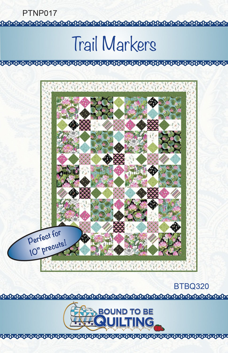 Trail Markers Pattern Only #BTBQ320 approximate finished size 62" x76"