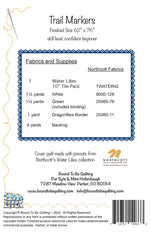 Trail Markers Pattern Only #BTBQ320 approximate finished size 62" x76"