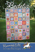 Digital RoseCard Bedelia Fat Eighth or Fat Quarter Quilt Pattern PDF Download