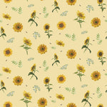 Honey Bees & Flowers Please - 8 Yard Bundle in Navy