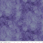 Painter's Watercolor Swirl Cotton Quilting Fabric in Periwinkle C680 by Riley Blake Designs