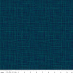 Honey Bees & Flowers Please Grasscloth Cotton Blender - Warm Navy