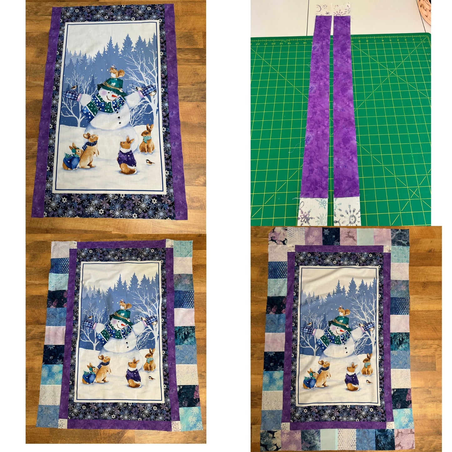 Flurry Friends DIY Easy Beginner QUILT KIT with Tonga Batiks FROST precuts - Picture This Pattern