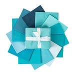 Confetti Cotton™  - Aqua Fat Quarter Bundle - 12 pcs