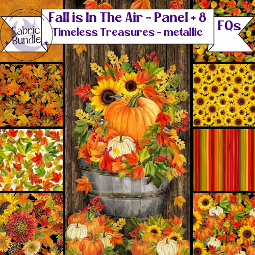 Fall Is In The Air Metallic - FQs Bundle