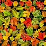Fall Is In The Air Metallic - 1 yard Fabric Bundle