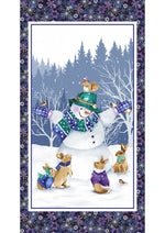 Flurry Friends Winter Wonderland Panel Quilt Kit