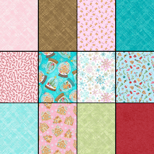Gingerbread Dreams Beginner QUILT KIT for Alassio Digital Quilt Pattern