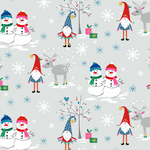 Michael Miller A Gnome to Fa La Christmas Metallic Fabric Bundles with Panel