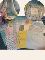 Benartex Snuggle in the Jungle Flannel 10" Precut Squares (42 Pieces)
