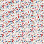 Hip Hip Hooray Liberty - Hooray White - Cotton Fabric by the Yard