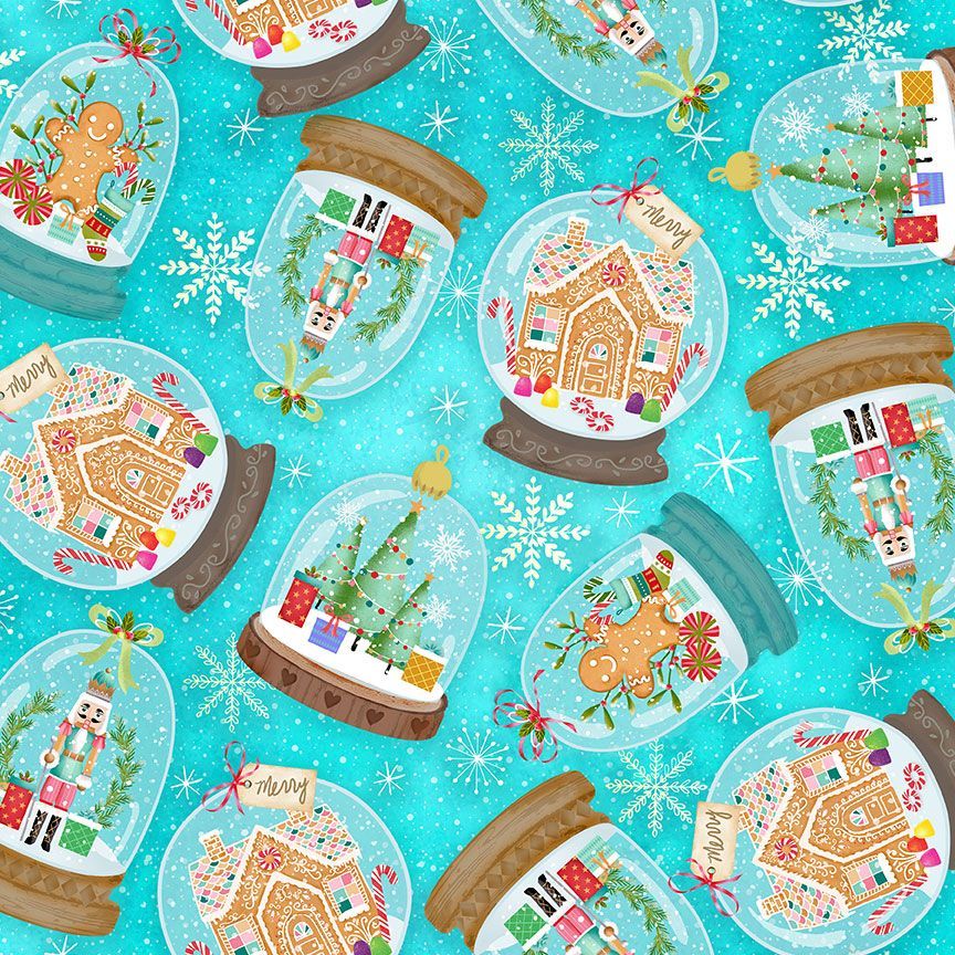 Gingerbread Dreams Cotton - Christmas Fabric Bundles - FQs Fabric Bundles (10 piece)